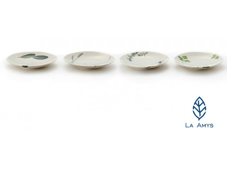 【ネット限定】ラ・エミーズ　マルチプレート(4柄組）