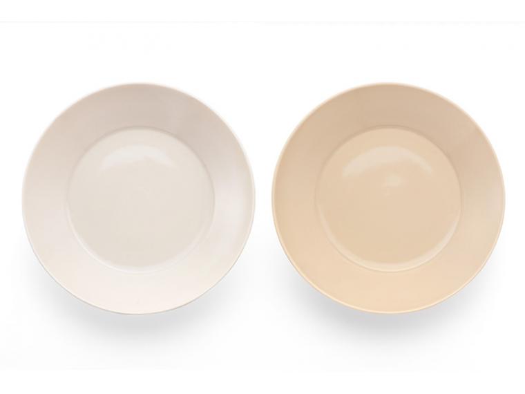 【ネット限定】ハッピーダイニング　パスタ皿（2色組）