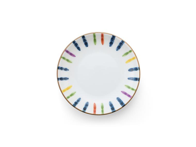 【ネット限定】美濃焼　色十草いろどり多用皿（3枚組）