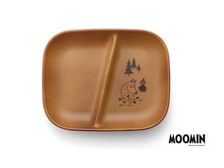 【ネット限定】レンジで使える木目調ランチプレート（ムーミン・１枚）