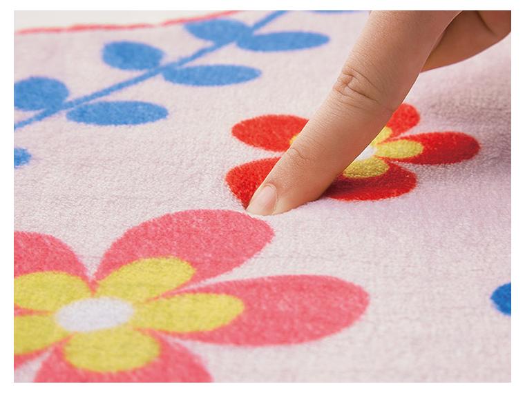 【ネット限定】ふっくらレギュラートイレマットフルール