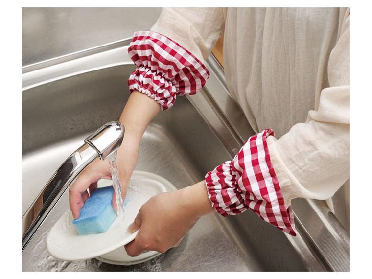 【ネット限定】色おまかせプチアームカバー　チェック　１セット