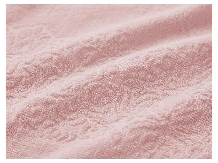 【ネット限定】今治タオルブランドフェイスタオルアラベスク　ピンク