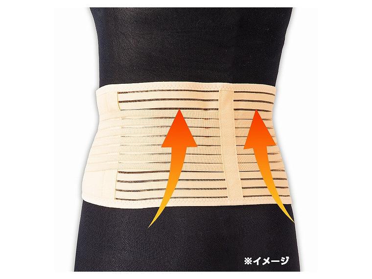 【ネット限定】メッシュタイプの骨盤サポートベルト Ｍ