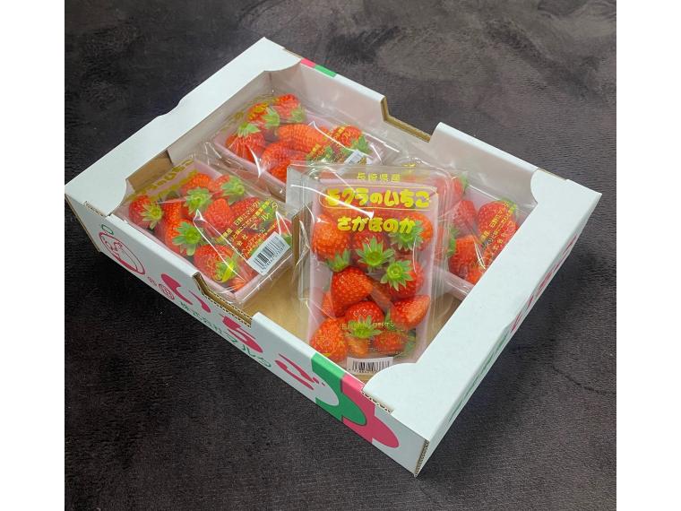 【ネット限定】モグラのいちご（さがほのか） 箱規格