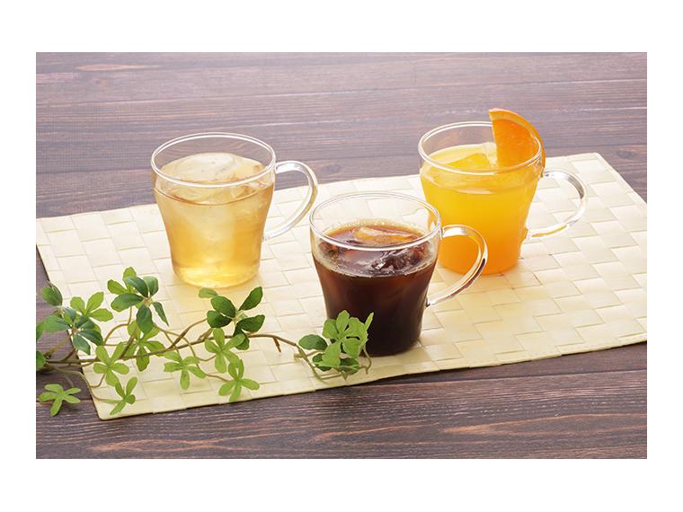 【ネット限定】耐熱ホットもアイスも使えるマグカップ（3個組）