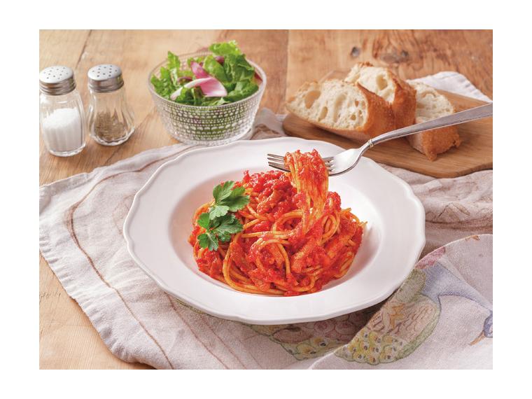 【ネット限定】じっくり炒めたベーコンのアラビアータソース