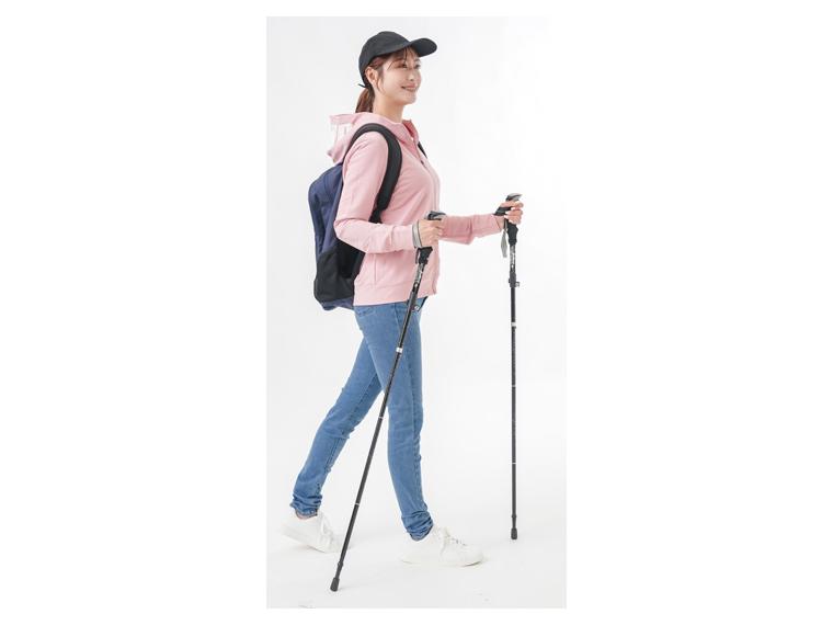 【ネット限定】歩きたくなる折りたたみ式ウォーキングポール　2本組