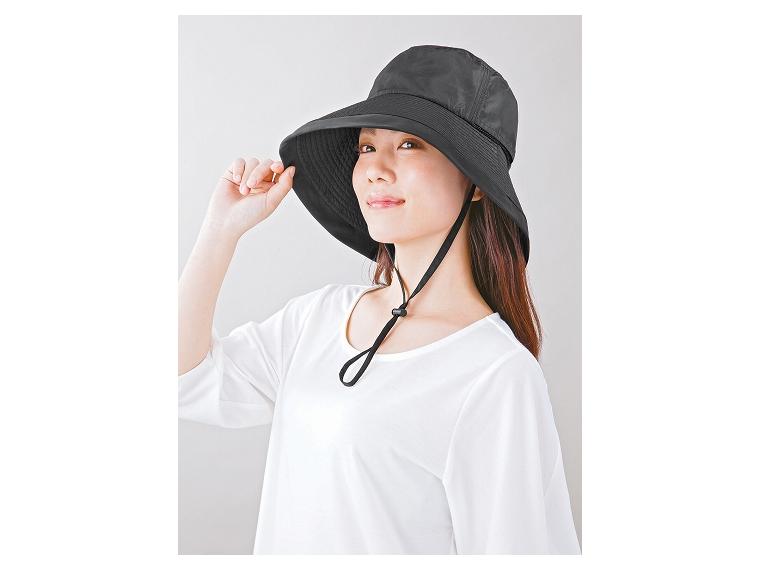 【ネット限定】飛びにくいつば広ハット