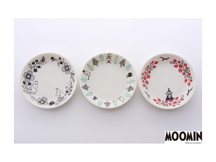 【ネット限定】ＭＯＯＭＩＮバレー　カレー＆パスタ皿（3柄組）