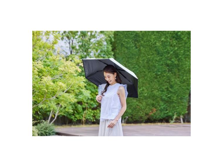 【ネット限定】晴雨兼用折り畳み傘　グレー