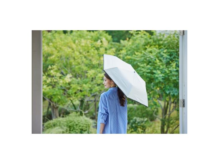 【ネット限定】晴雨兼用折り畳み傘　グレー