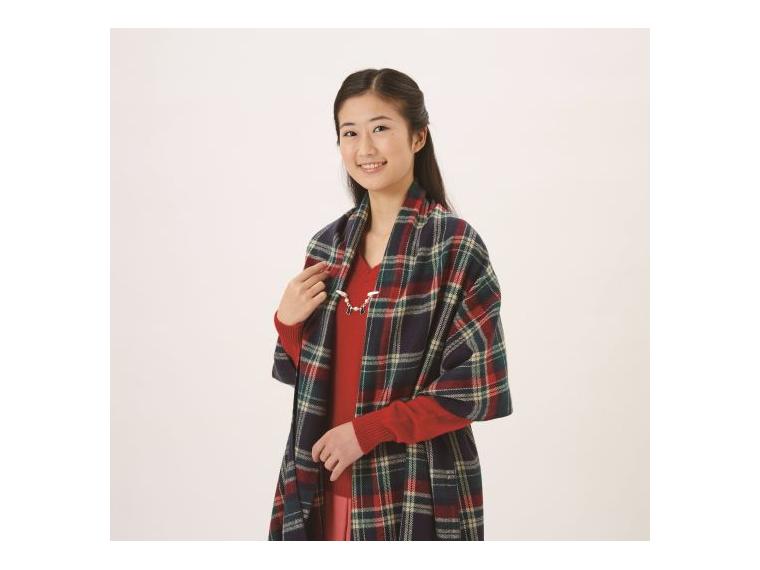 【ネット限定】ストールクリップ　黒ネコ