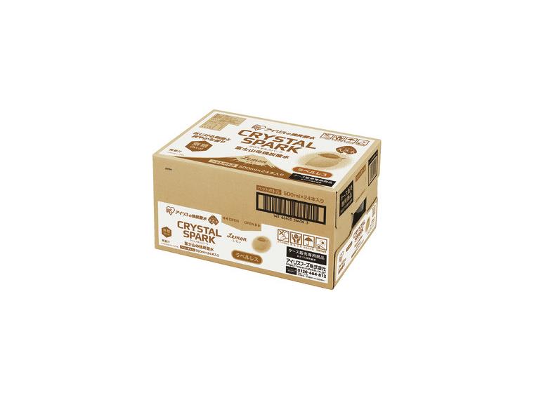 【ネット限定】クリスタルスパーク 富士山の強炭酸水レモン（ラベルレス）（ペットボトル）