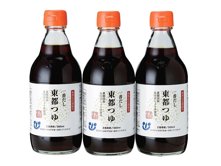 東都つゆ 360ml×3