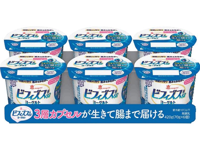 恵ビフィズス菌SP株ヨーグルト 70g×6