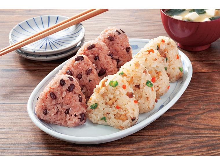 2種のおこわおにぎり（赤飯＆鶏五目） 376g（2種×4）