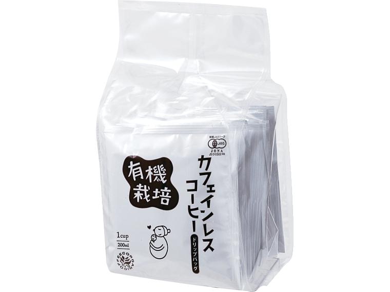 有機栽培カフェインレスコーヒー（ドリップバッグ） 10g×10