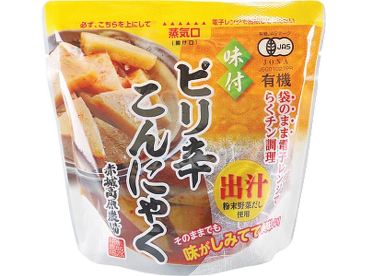 レンジで！有機味付ピリ辛こんにゃく 150g