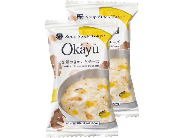 Okayu　2種のきのことチーズ 21.4g×2