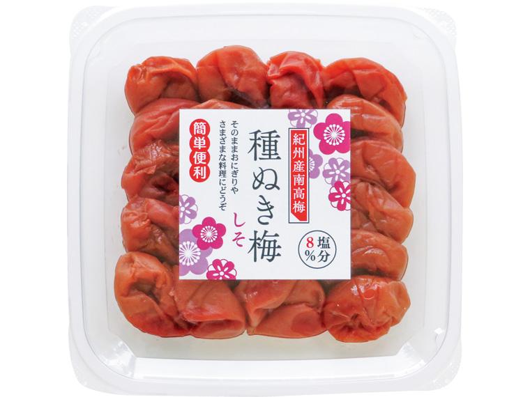 紀州産南高梅　種ぬき梅しそ 200g