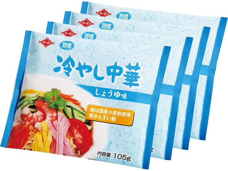 即席冷やし中華しょうゆ味 105g(めん75g)×4