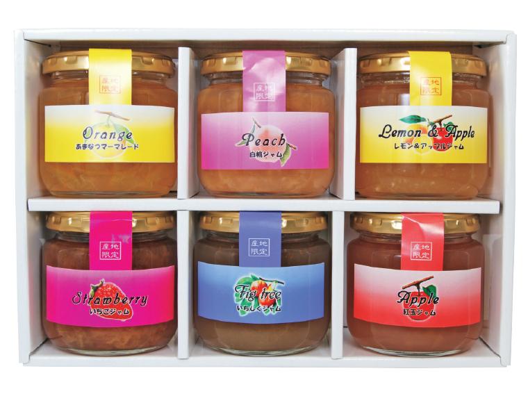 自宅 産地限定国産ジャムセット 180g×6種