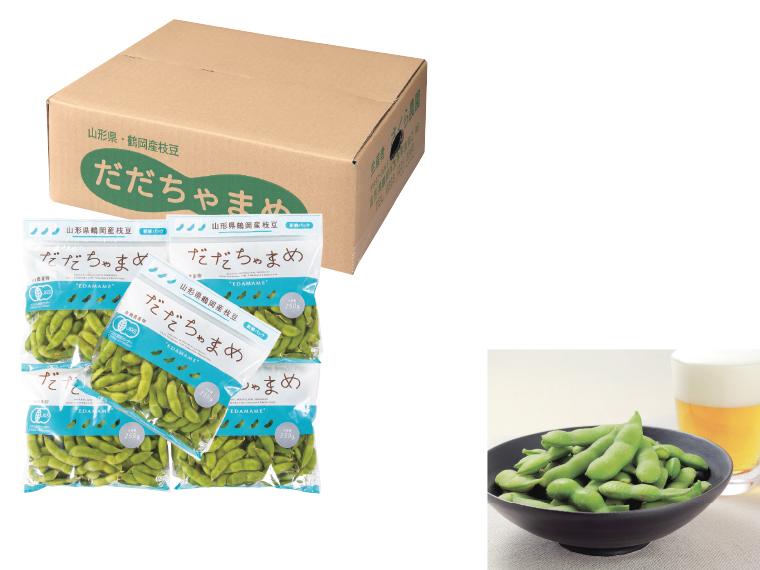 自宅 さくら農園の有機だだちゃ豆 250g×5