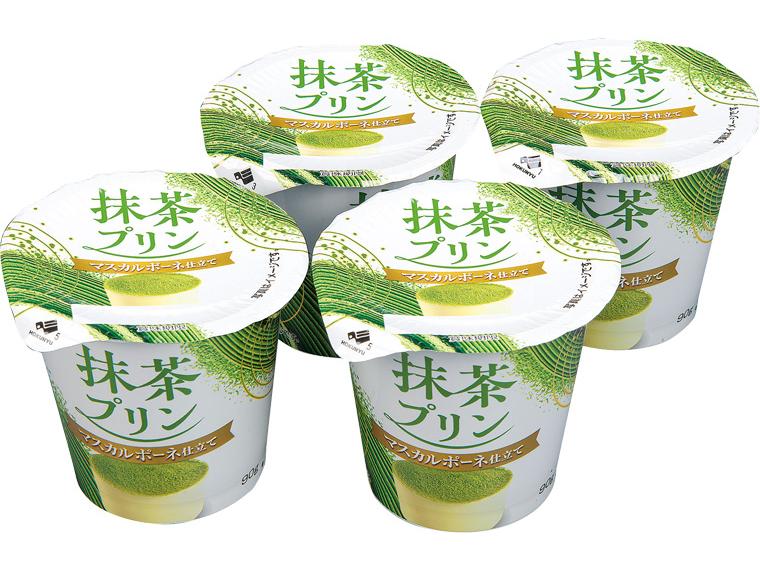 抹茶プリン　マスカルポーネ仕立て 90g×4