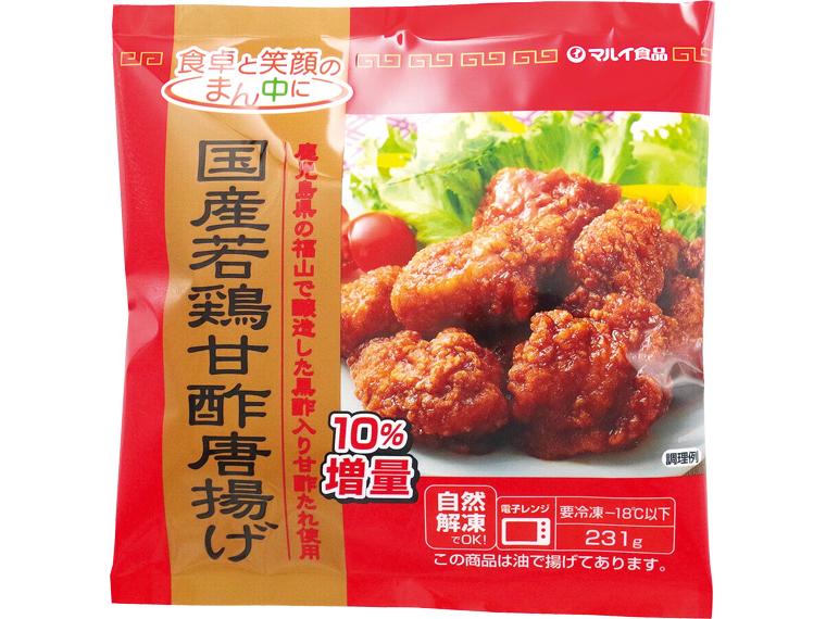 国産若鶏甘酢唐揚げ（10％増量） 231g