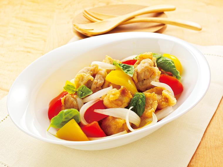 南国元気鶏モモ肉切身（唐揚用）バラ凍結 800g