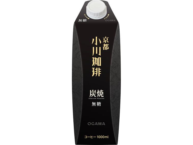 京都小川珈琲　炭焼（無糖） 1000ml