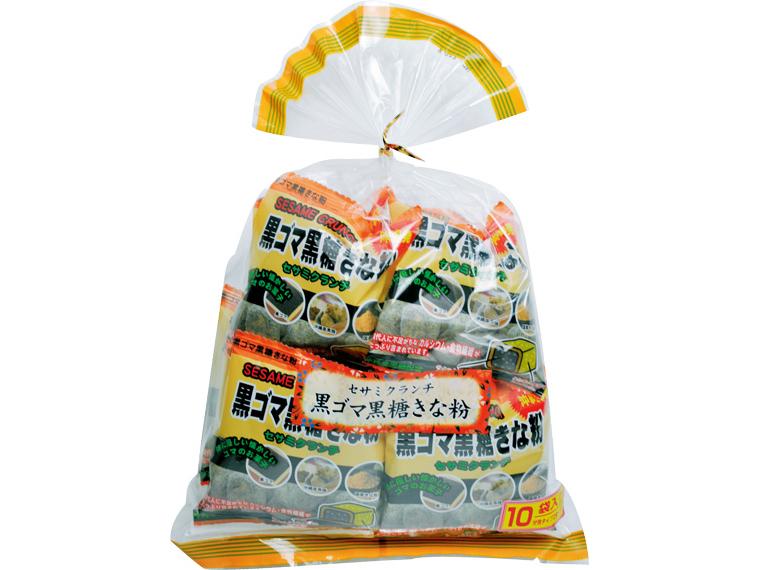 セサミクランチ　黒ゴマ黒糖きな粉 10袋200g