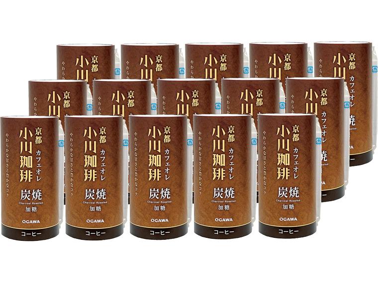 京都小川珈琲　炭焼珈琲カフェオレ（加糖） 195g×15