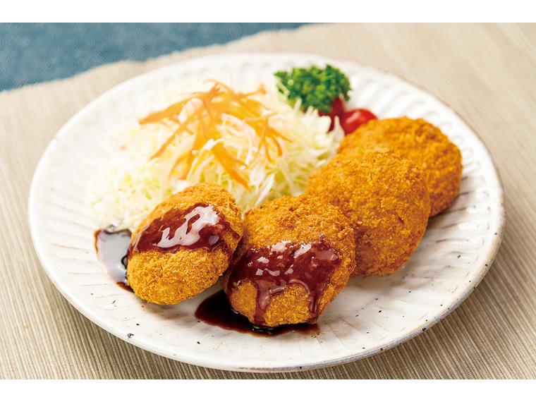 国産豚肉と牛肉のメンチカツ 4個180g
