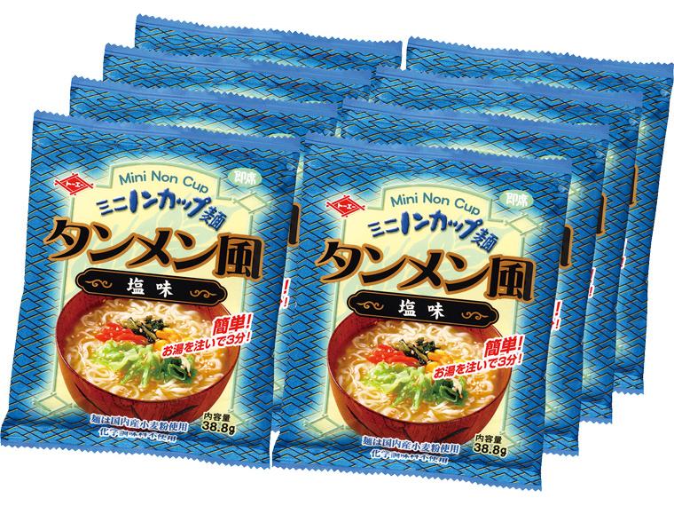 ミニノンカップ麺タンメン風塩味ラーメン 38.8g×8