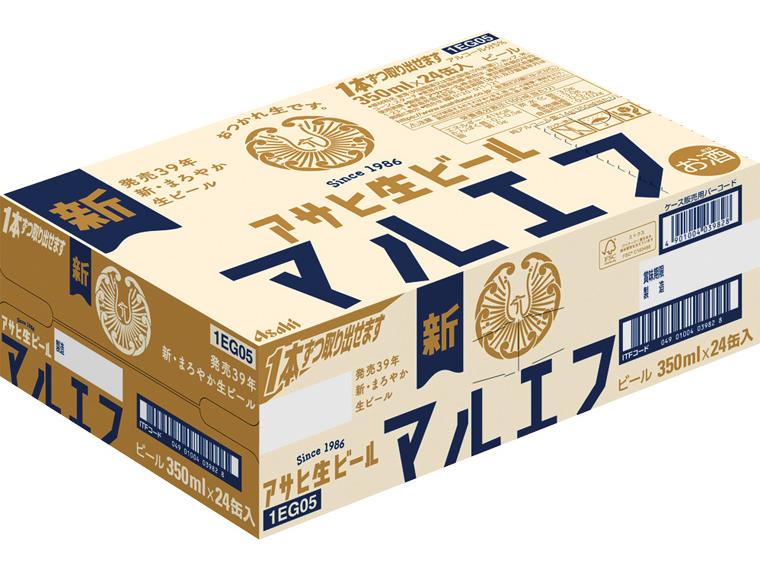 アサヒ生ビール　マルエフ 350ml×24