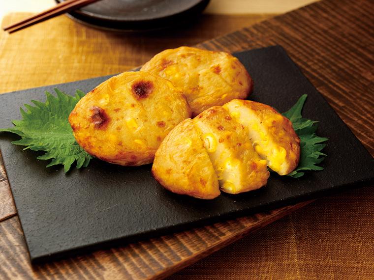 お魚の町・焼津のたっぷり・とうもろこし天 135g（3枚入）