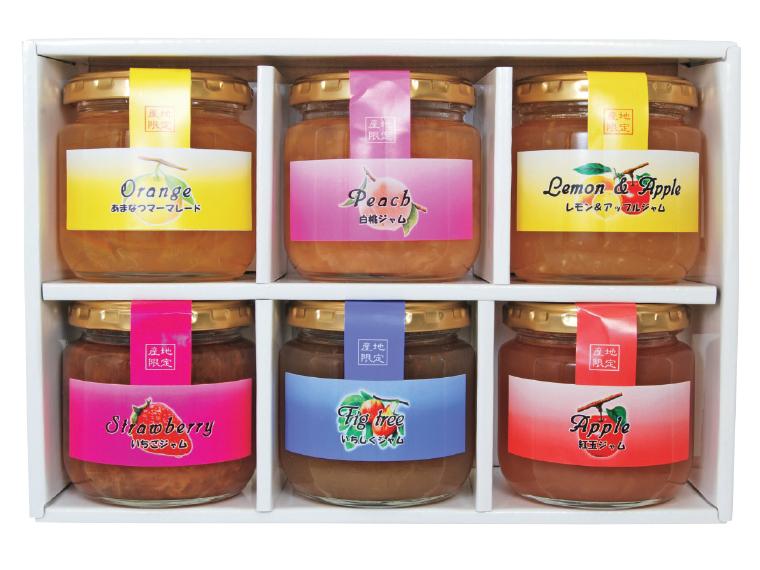 産地限定国産ジャムセット 180g×6種