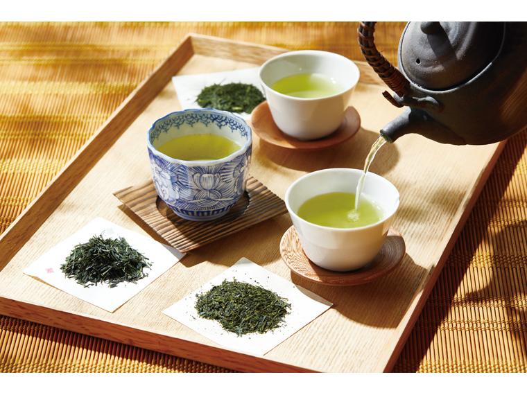 自宅　日本三大産地　銘茶味くらべ 静岡茶・鹿児島茶・宇治茶　各120g
