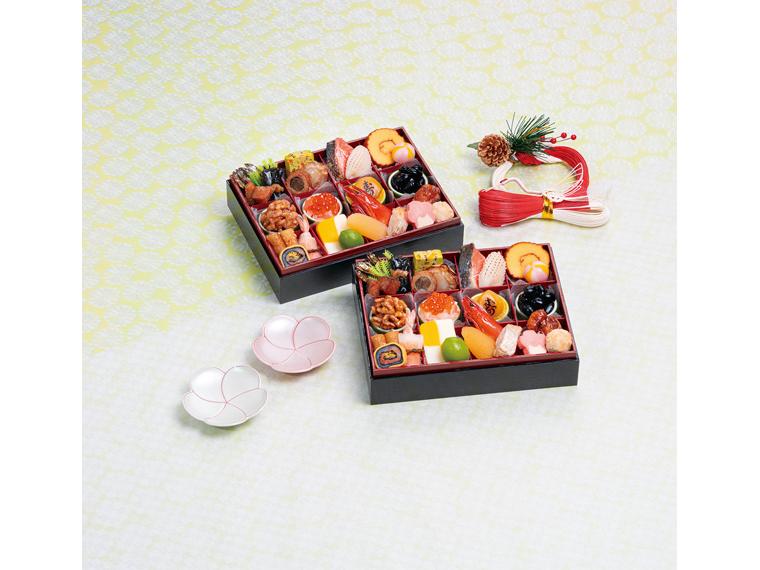 予約 千賀屋謹製 迎春おせち料理「舞千」 和風二折 26品×2(2人前)