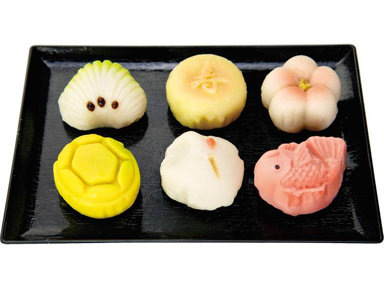 予約 上生菓子 6種6個230g