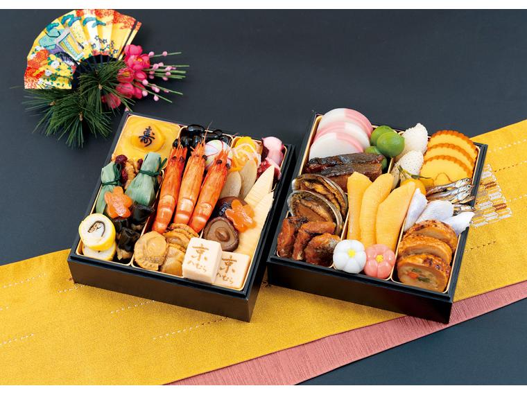 予約 京のむら 和風二段重 31品(2〜3人前)