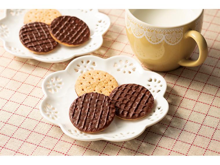 全粒粉ミルクチョコビス（北海道小麦１００％） 3枚×4袋×2