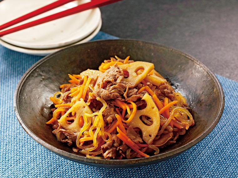 おかずキット 牛肉と根菜の炒り煮 2人前