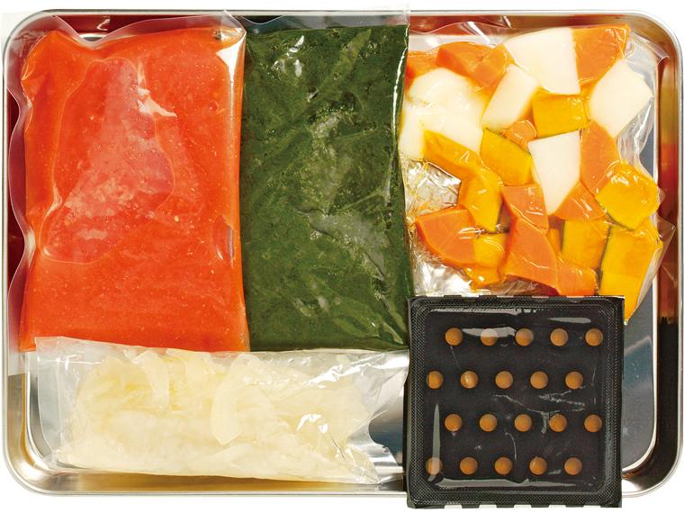 おかずキット　有機ほうれん草を使ったベジタブルカレー 2〜3人前