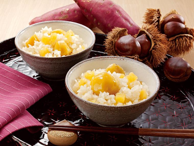 国産栗とさつまいもご飯の素 栗40g・さつまいも30g・スープ50g（2合用）