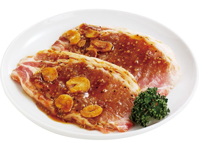 千葉のこめ豚ロースステーキ（ガーリック味） 2枚205g