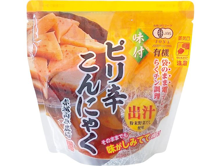 レンジで！有機味付ピリ辛こんにゃく 150g