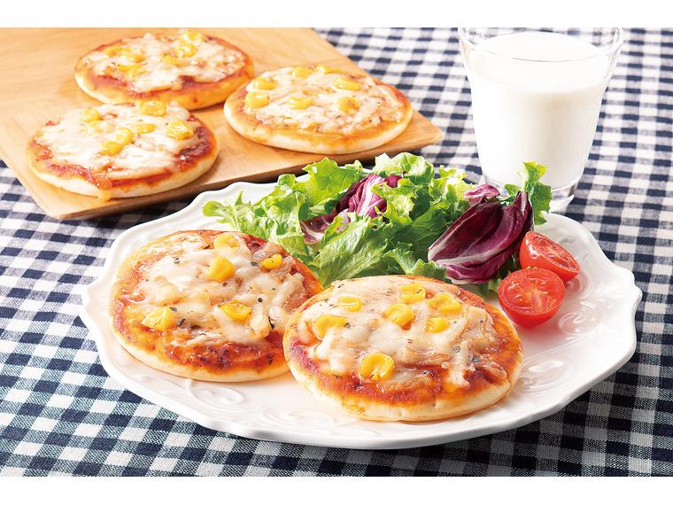 国産コーンとベーコンのミニピザ 5枚入
